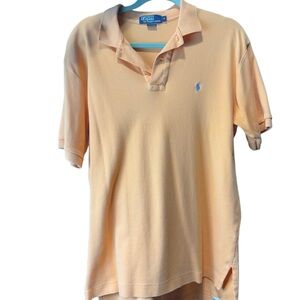 Ralph Lauren Men's Light Orange Polo Shirt